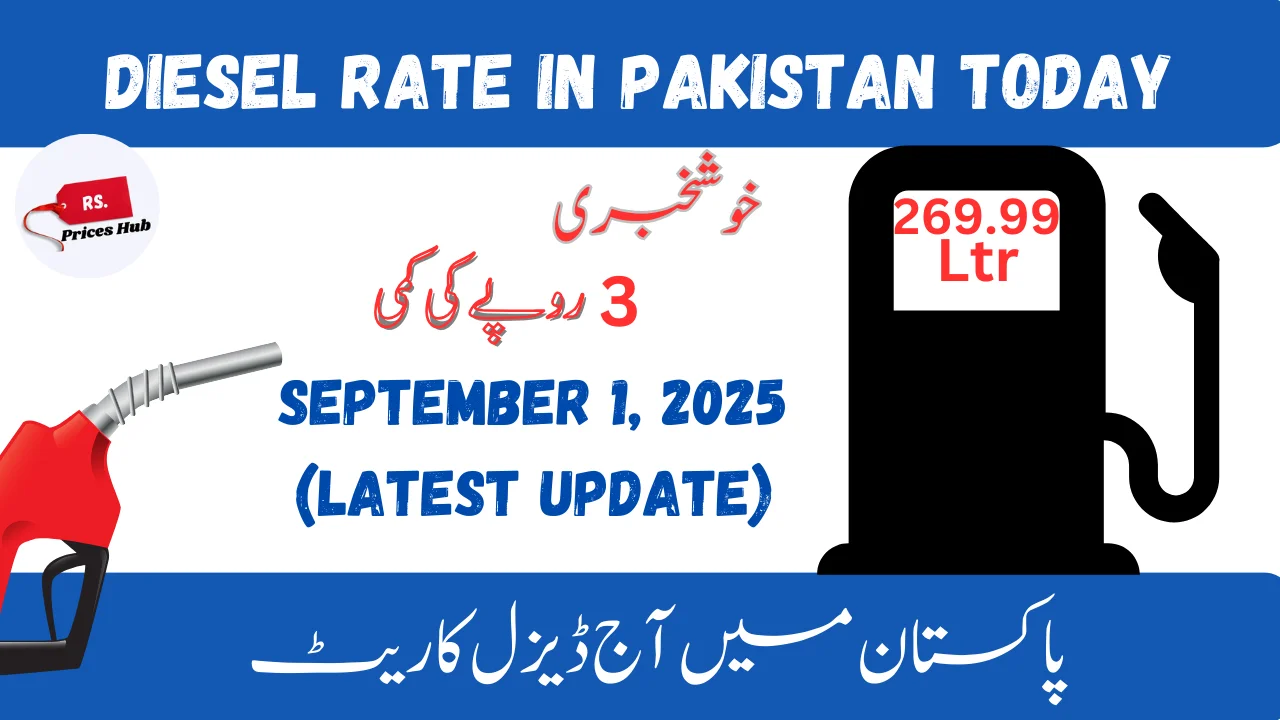 Diesel Rate in Pakistan Today