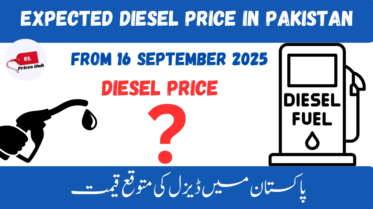 Expected Diesel Price in Pakistan