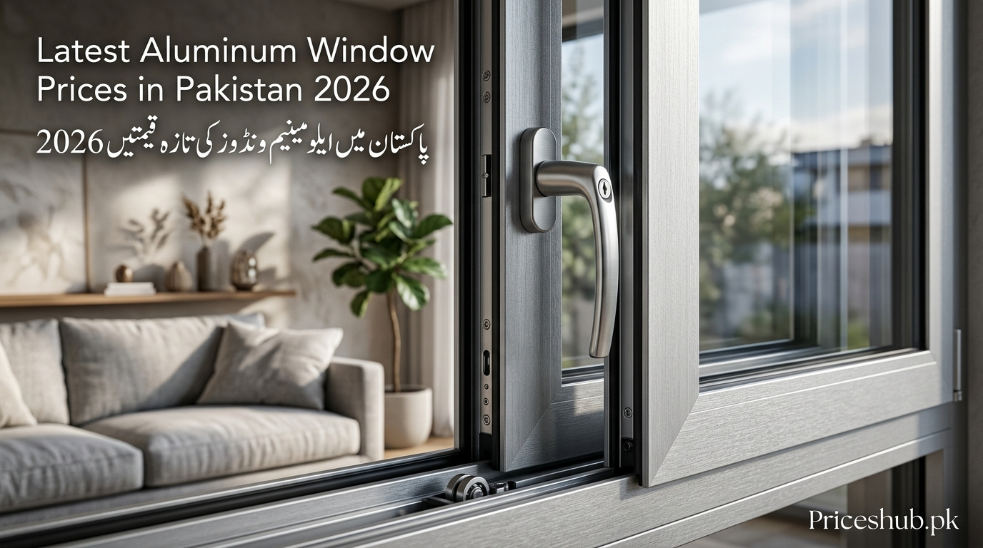 Latest Aluminum Window Prices in Pakistan