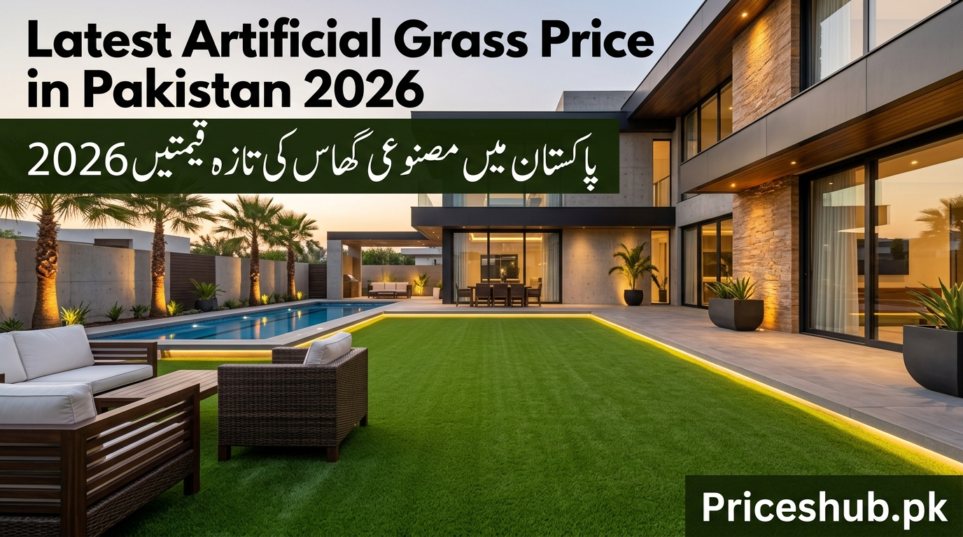 Latest Artificial Grass Price in Pakistan