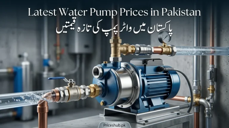 Latest Water Pump Prices in Pakistan