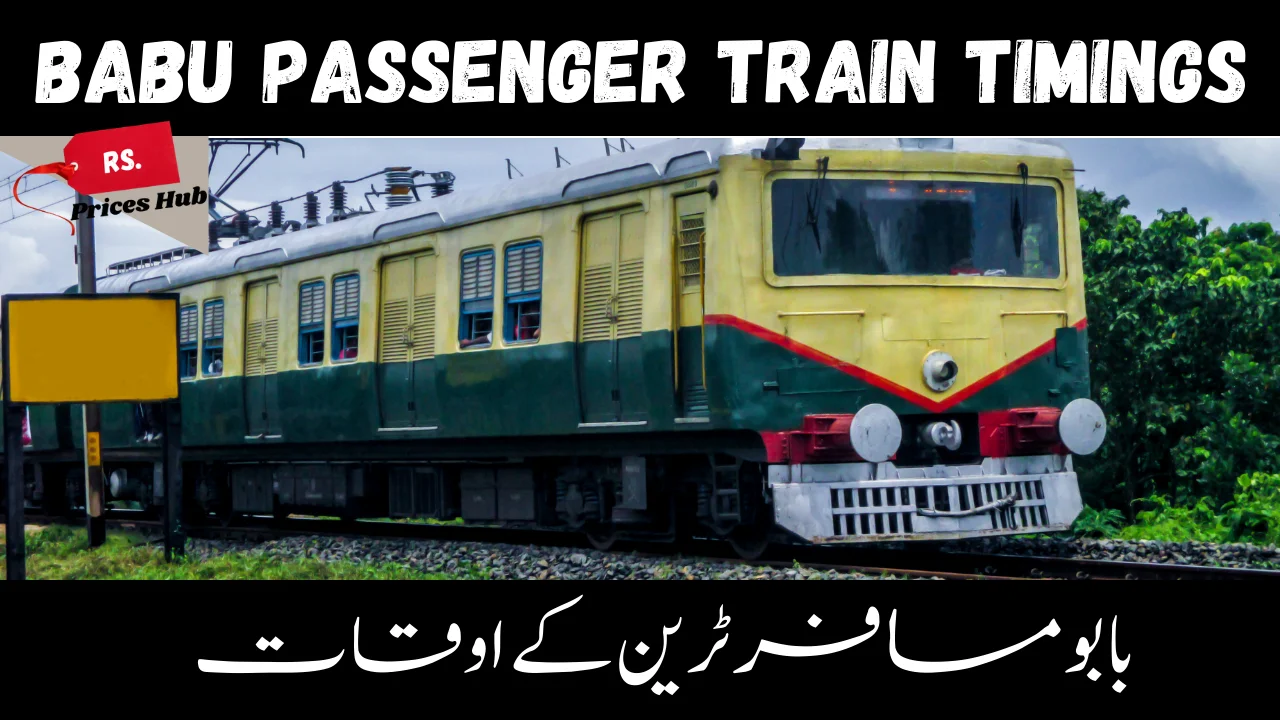 Babu Passenger Train Timings