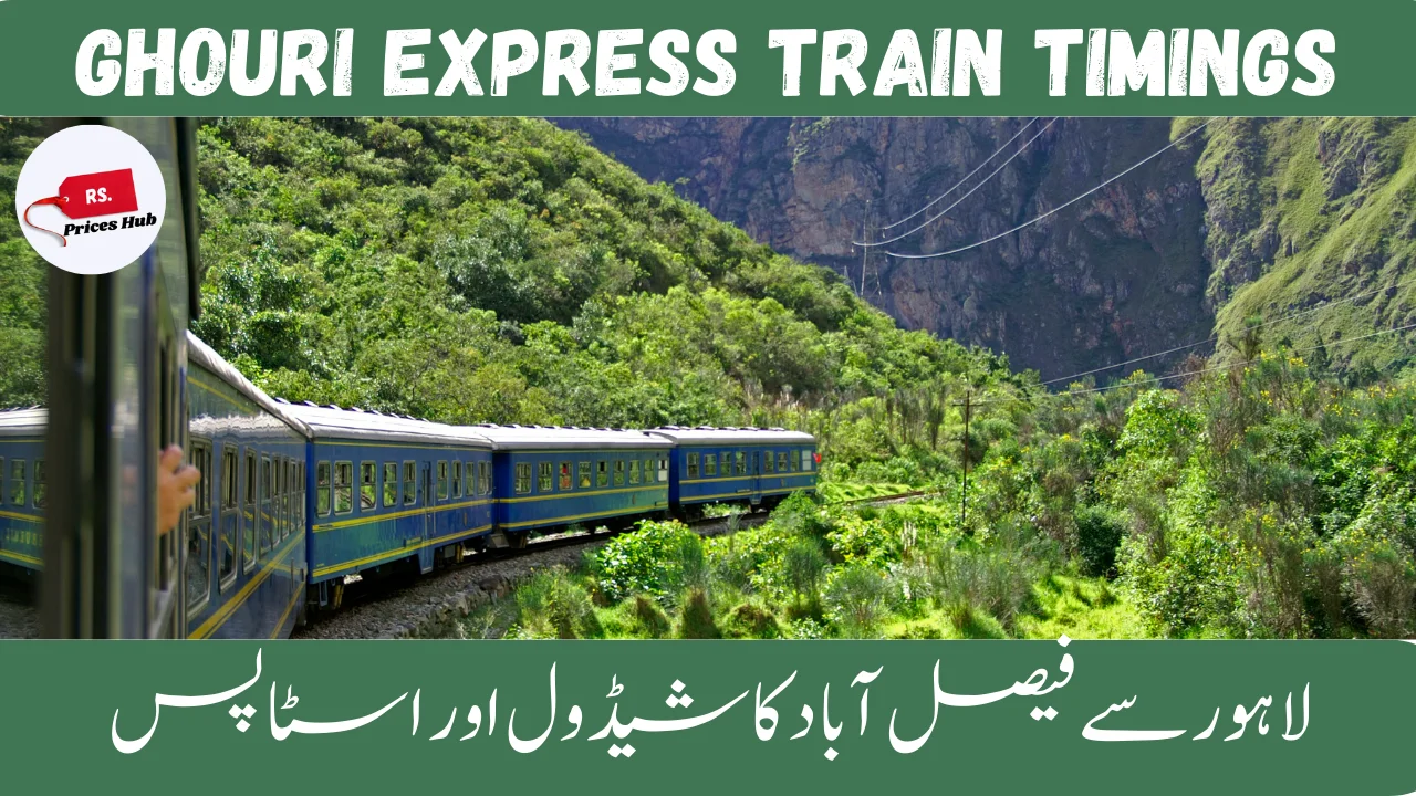 Ghouri Express Train Timings