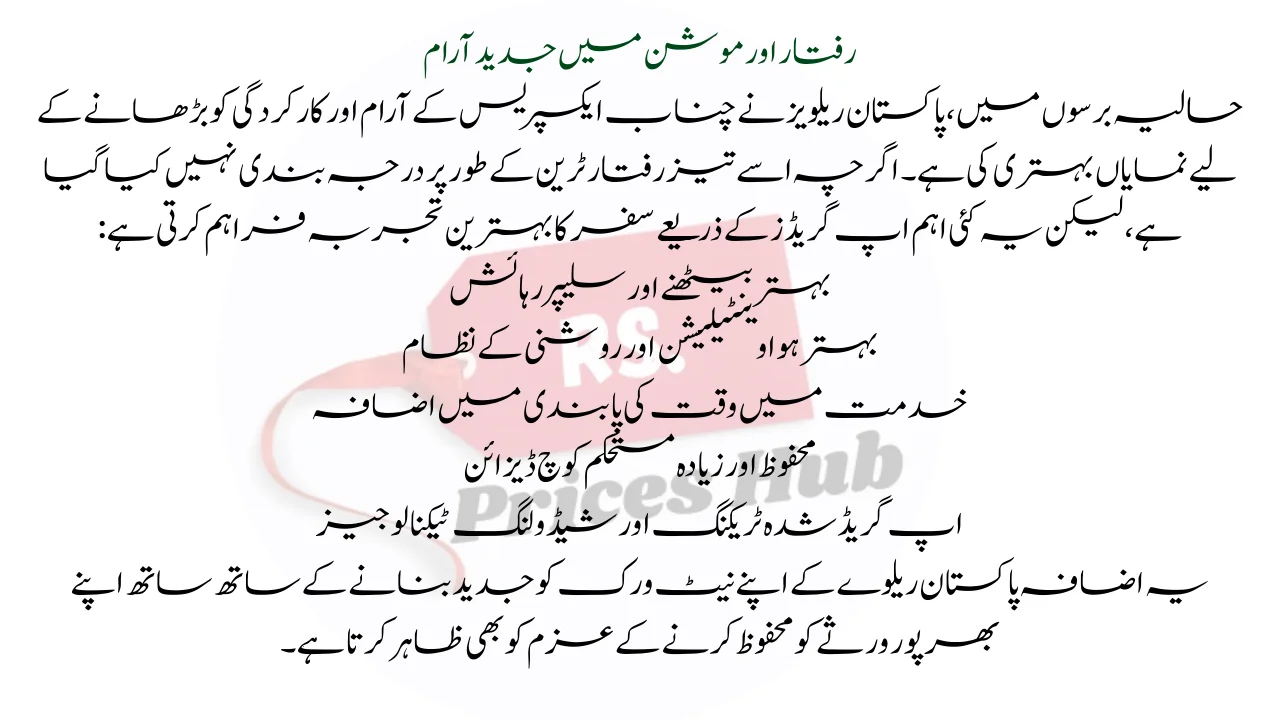 Speed and Modern Comfort in Motion