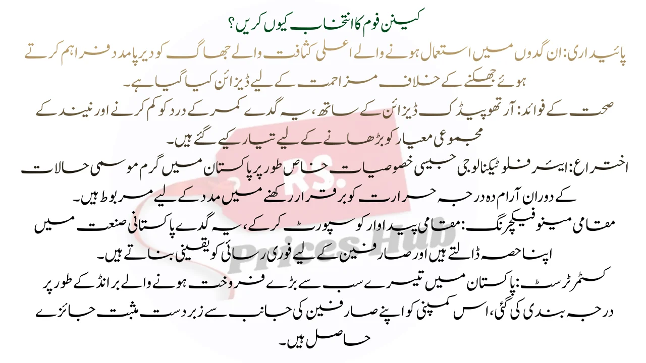 Why Choose Cannon Foam